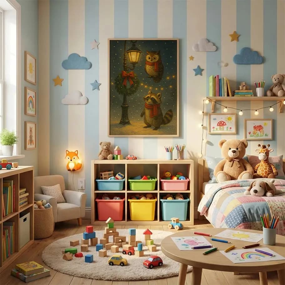 Sevimli Baykuş ve Rakun