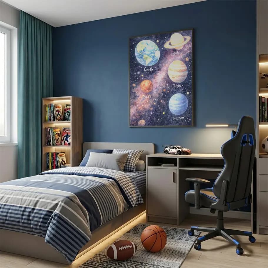 Suluboya Gezegenler Posteri 