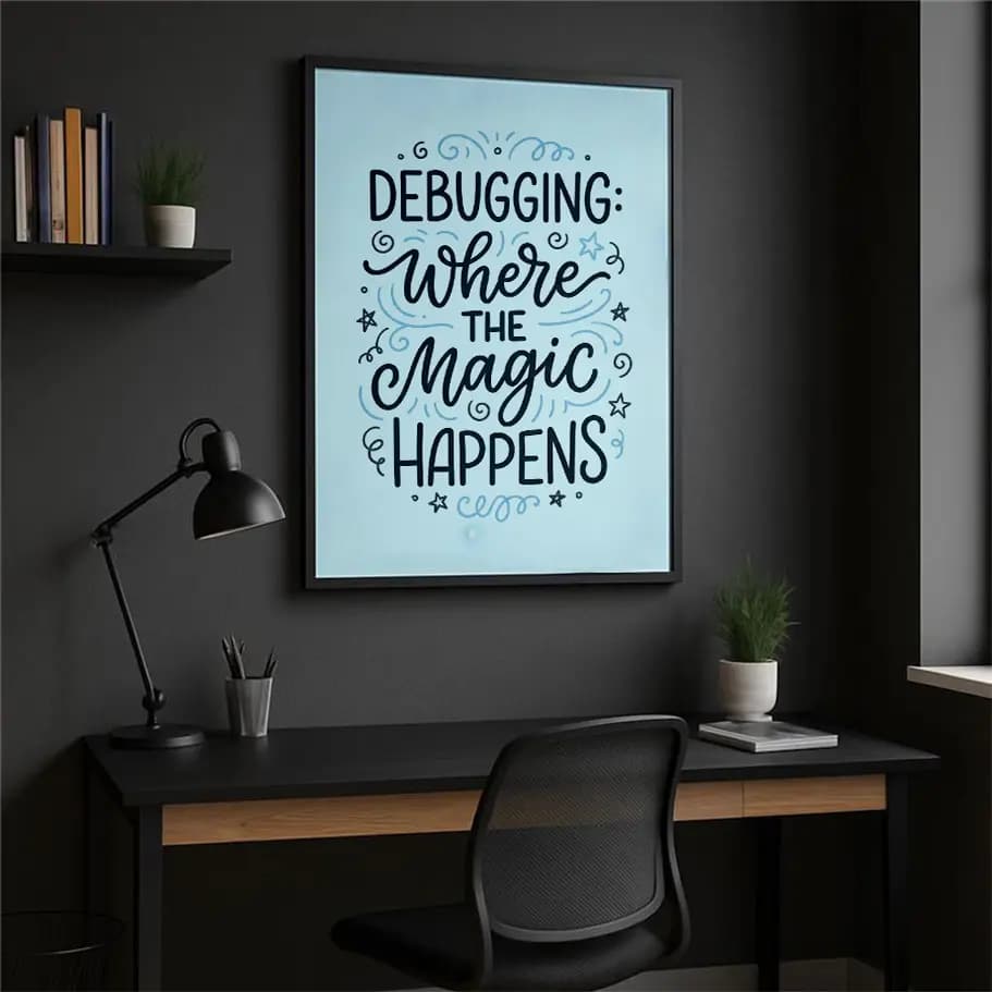 Sihrin Gerçekleştiği Yerde Hata Ayıklama Posteri