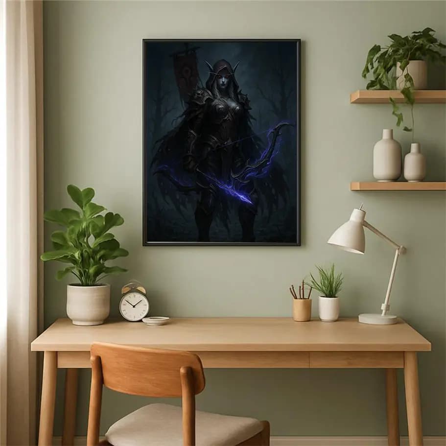 Karanlık Elf Okçu ve Büyülü Yay