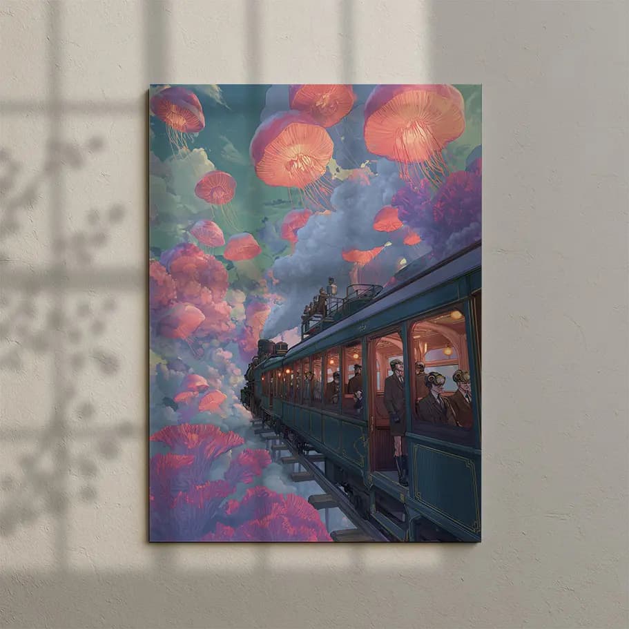 Uçan Tren ve Denizanası Bulutlar