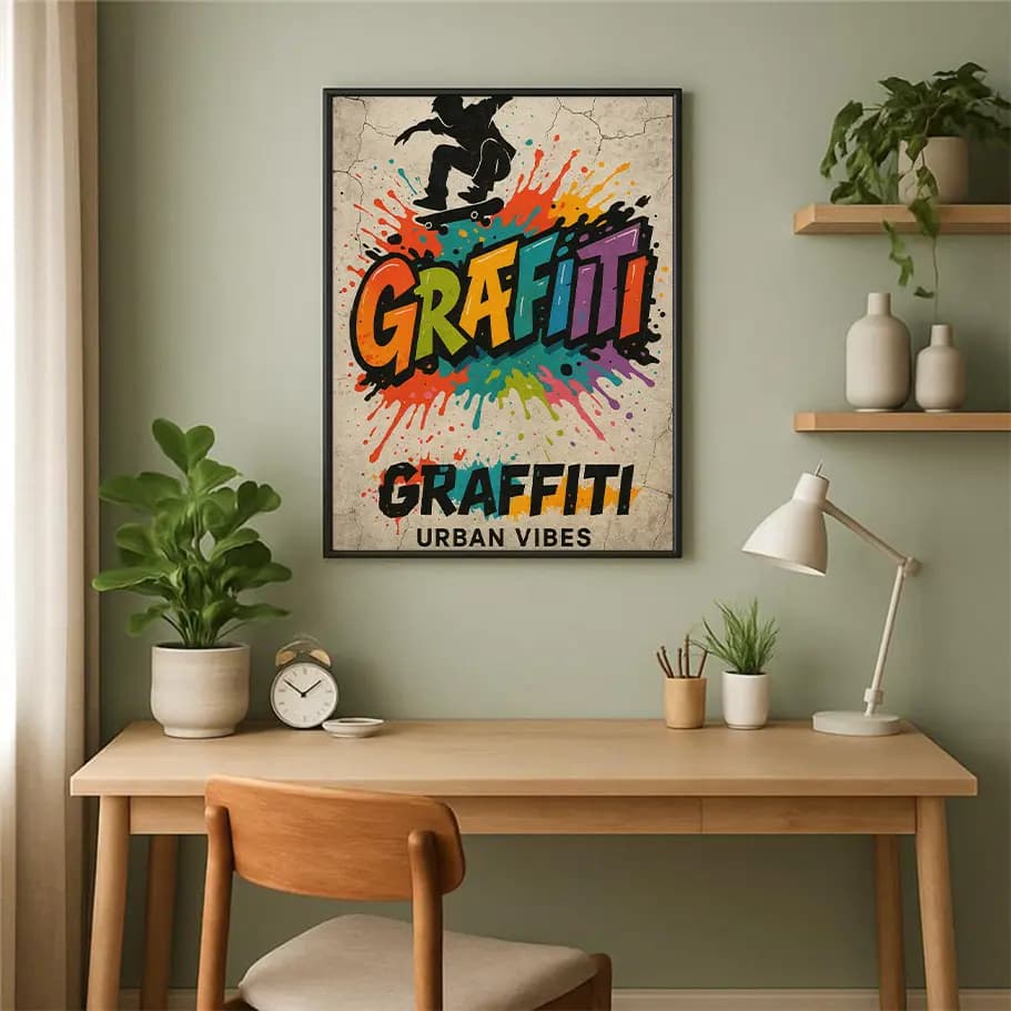 Skate ve Grafiti Posteri