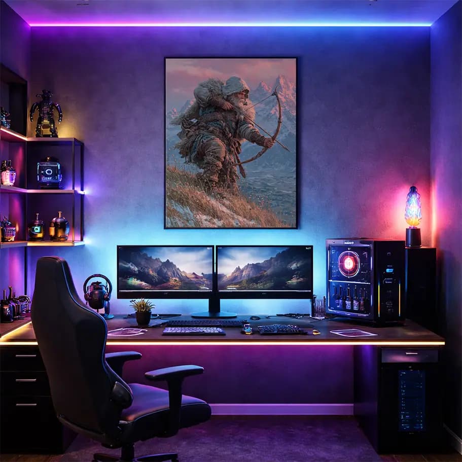 Fantastik Savaşçı Duvar Posteri