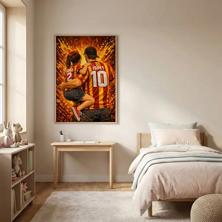 Özel Tasarım Baba Kız Poster