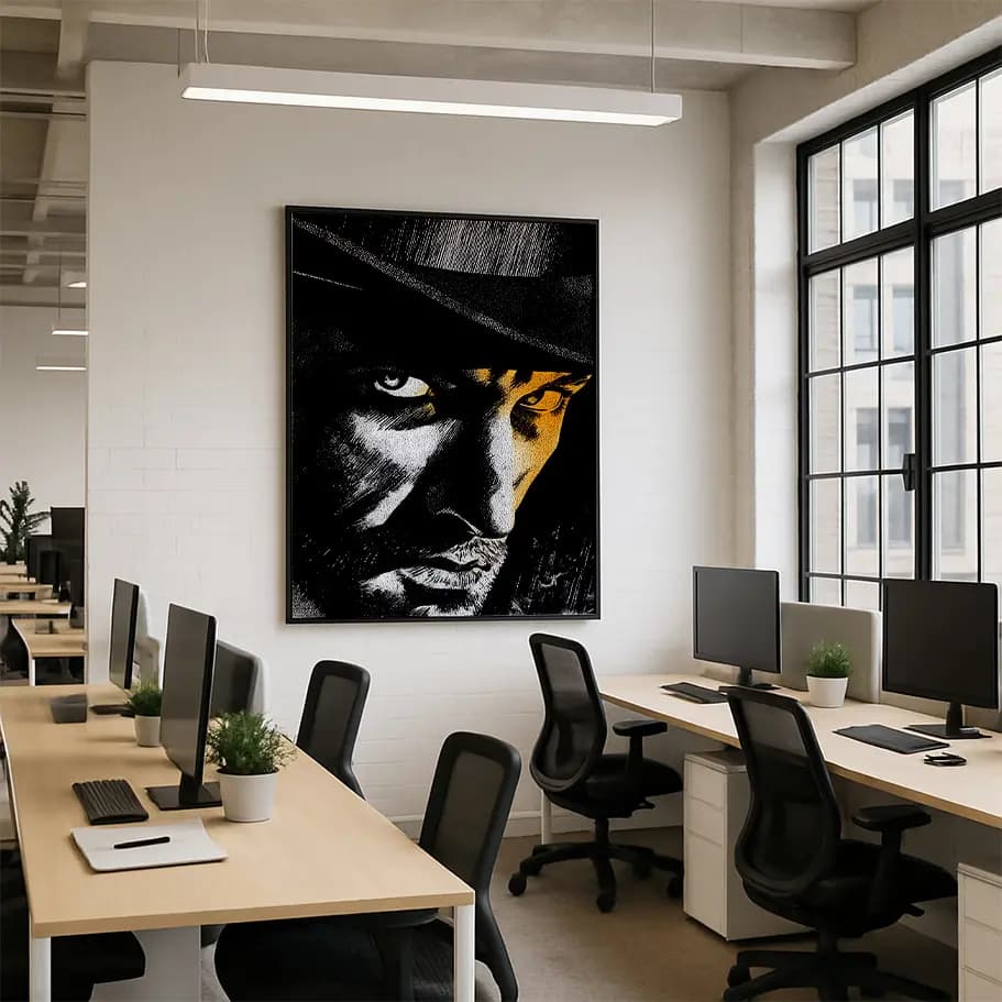 Noir Gizemli Adam Portresi