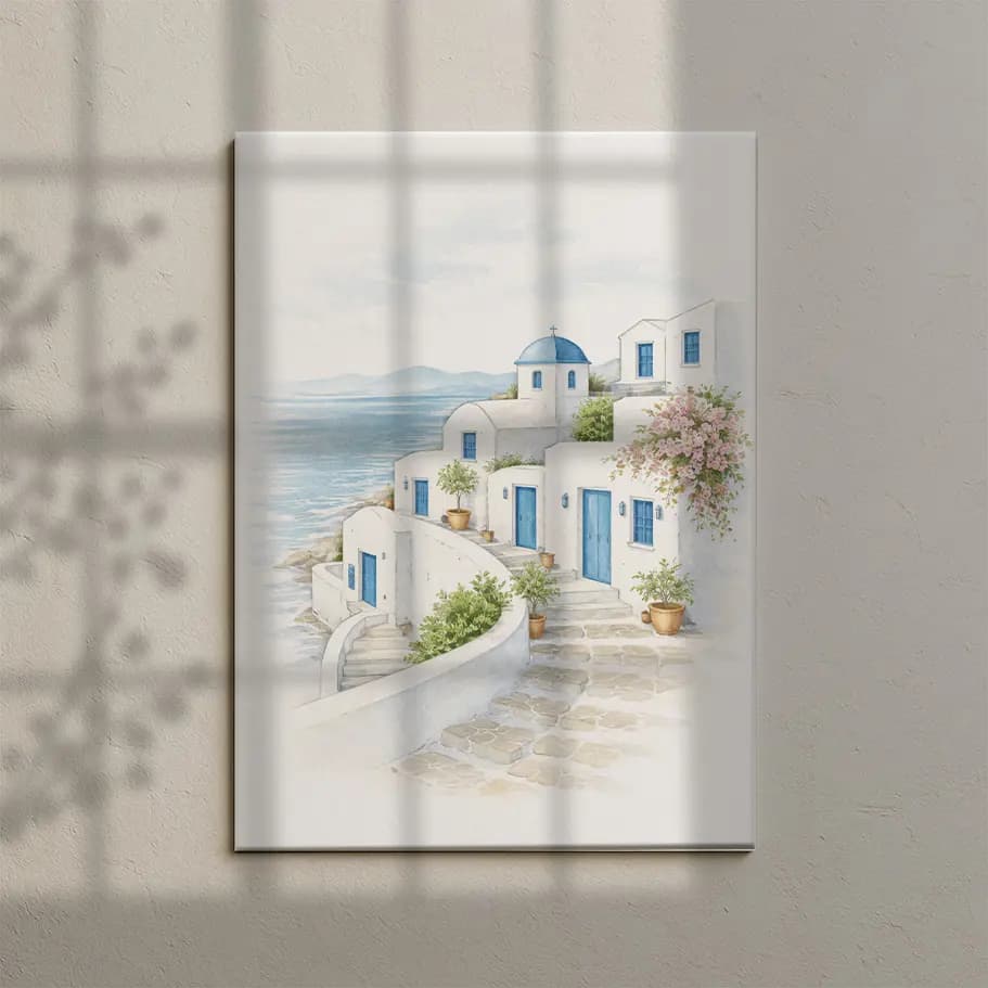 Sahil Köyü Duvar Posteri