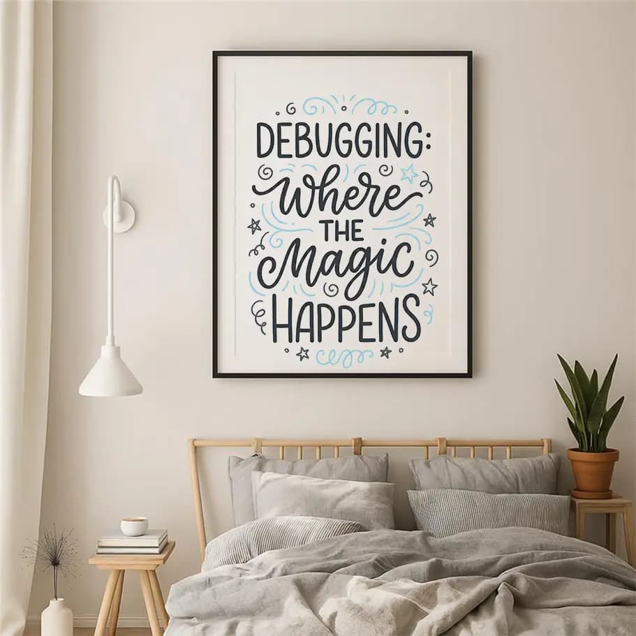 Sihrin Gerçekleştiği Yerde Hata Ayıklama Posteri