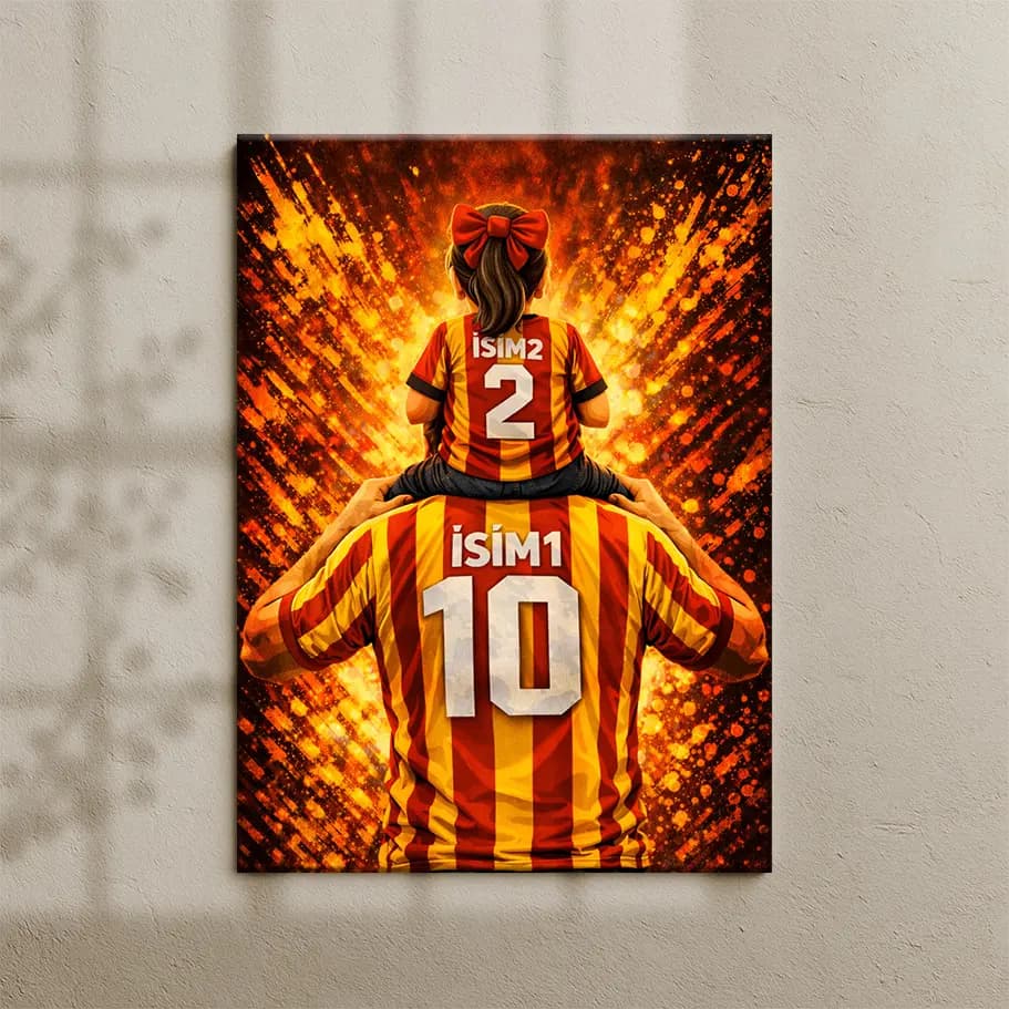 Baba Kız Galatasaray Forma Tasarımı