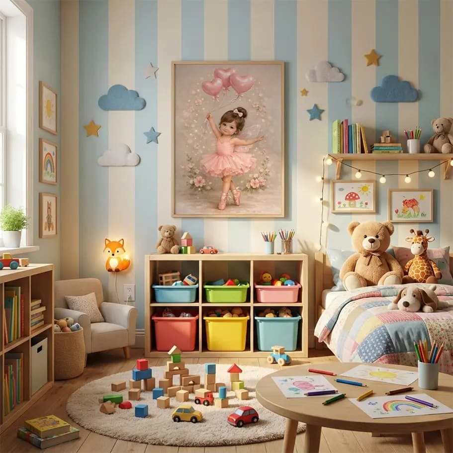 Pembe Balerin Peri Kız Posteri