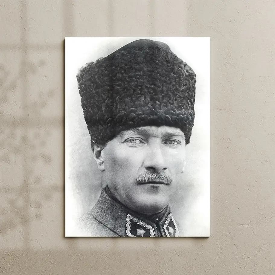 Atatürk Siyah Beyaz Poster