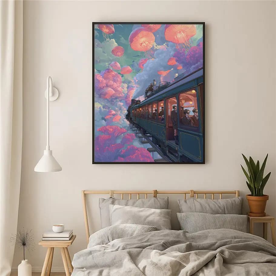 Uçan Tren ve Denizanası Bulutlar