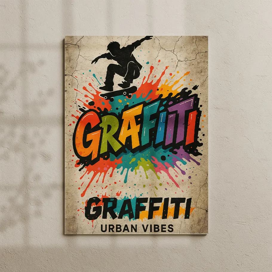 Skate ve Grafiti Posteri