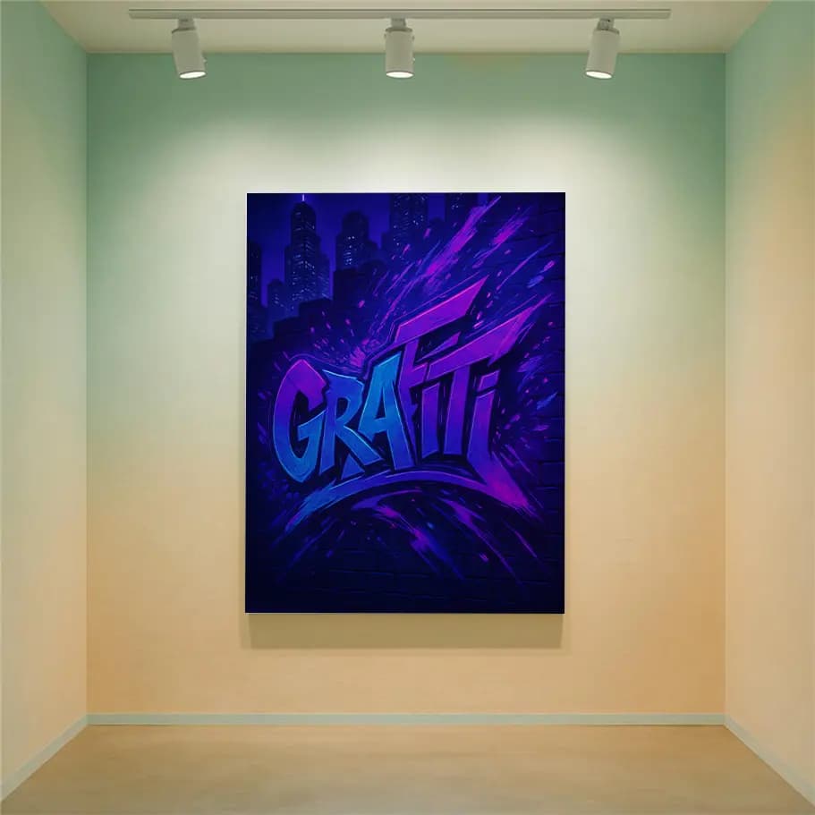 Neon Grafiti Poster
