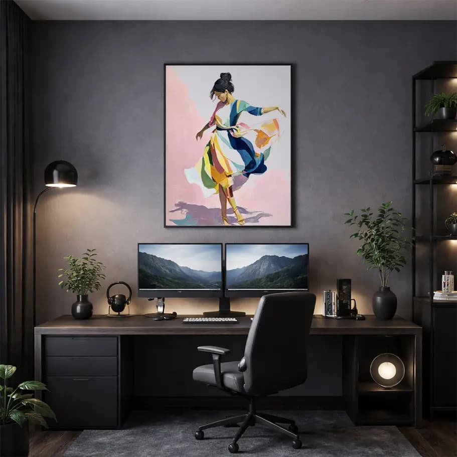 Dans Eden Kadın Tablosu 